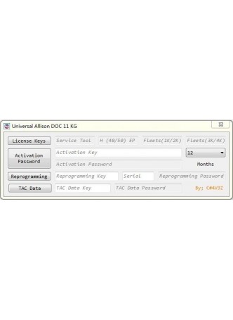 Universal Allison DOC for PC 11 keygen